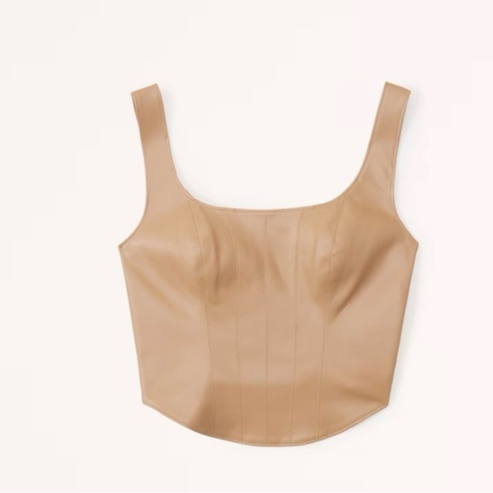 Abercrombie & Fitch Tan Corset Top